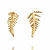 Amanda Coleman – Botanical Fern Earrings (Silver or Gold-Plated)