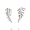 Amanda Coleman – Botanical Fern Earrings (Silver or Gold-Plated)