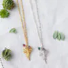 Amanda Coleman – Fern Necklace (Silver or Gold-Plated)