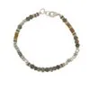 Bead Bracelet (Labradorite, Silver, Copper, Brass)