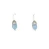 Aquamarine Acorn Earrings
