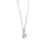Fi Mehra Jewellery | Silver Organic Heart Necklace