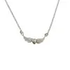 Fi Mehra Jewellery | Silver Angel Wing Heart Necklace – Medium