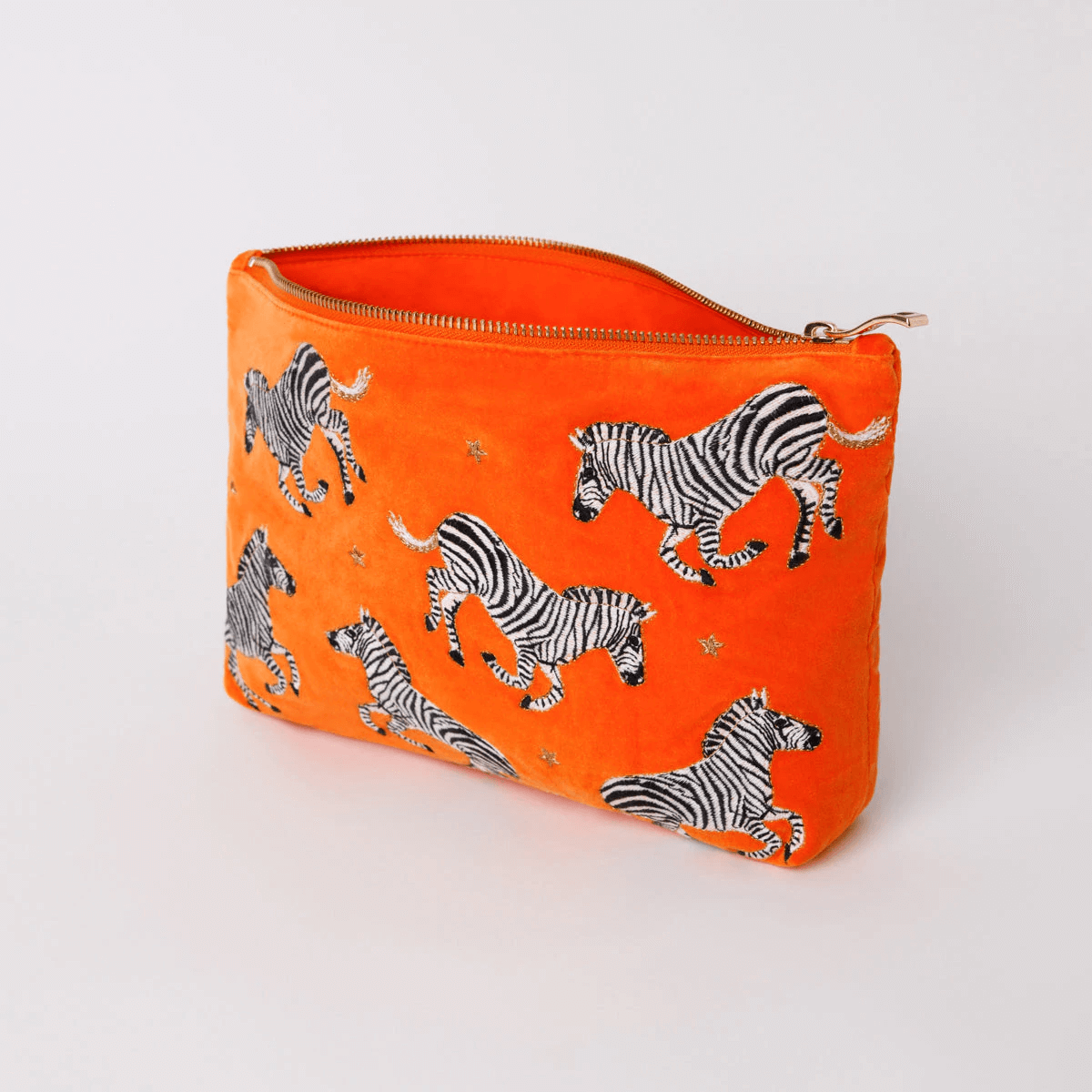 zebra-orange-velvet-everyday-pouch-002