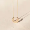 Wild Fawn Jewellery Molten Curve Pendant (Gold or Silver)