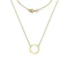 Recycled 9ct Gold Circle Necklace