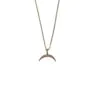 Wild Fawn Jewellery Gold Dainty Eclipse Pendant Necklace