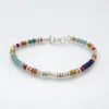 Bead Bracelet ( Turquoise, Lapis, Amazonite, Coral, Silver, Brass)