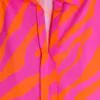 Vilagallo Anna Shirt Orange Zebra
