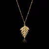 Catherine Zoraida Gold Plated Silver Fern Leaf Necklace