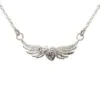 Fi Mehra Dainty Angel Wing Heart Pendant