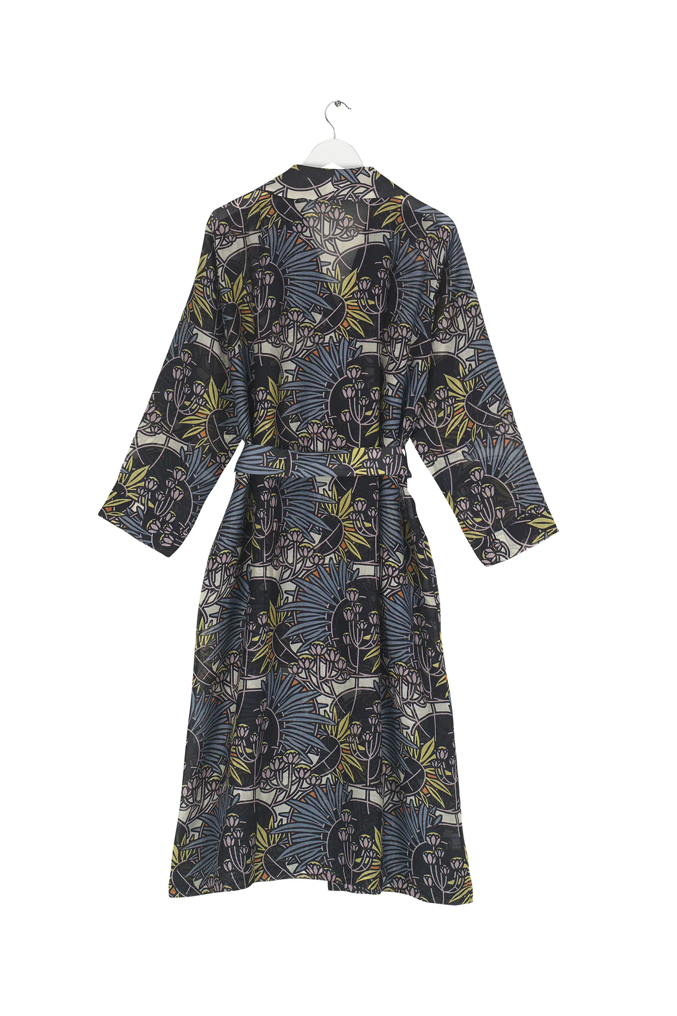 One Hundred Stars Dressing Gown Deco Daisy Grey - Armed & Gorgeous ...