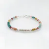 Bead Bracelet (Amazonite,Turquoise,Coral,Silver,Brass)