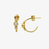 Annie_Mundie_ gold_plated_prehnite_hoop