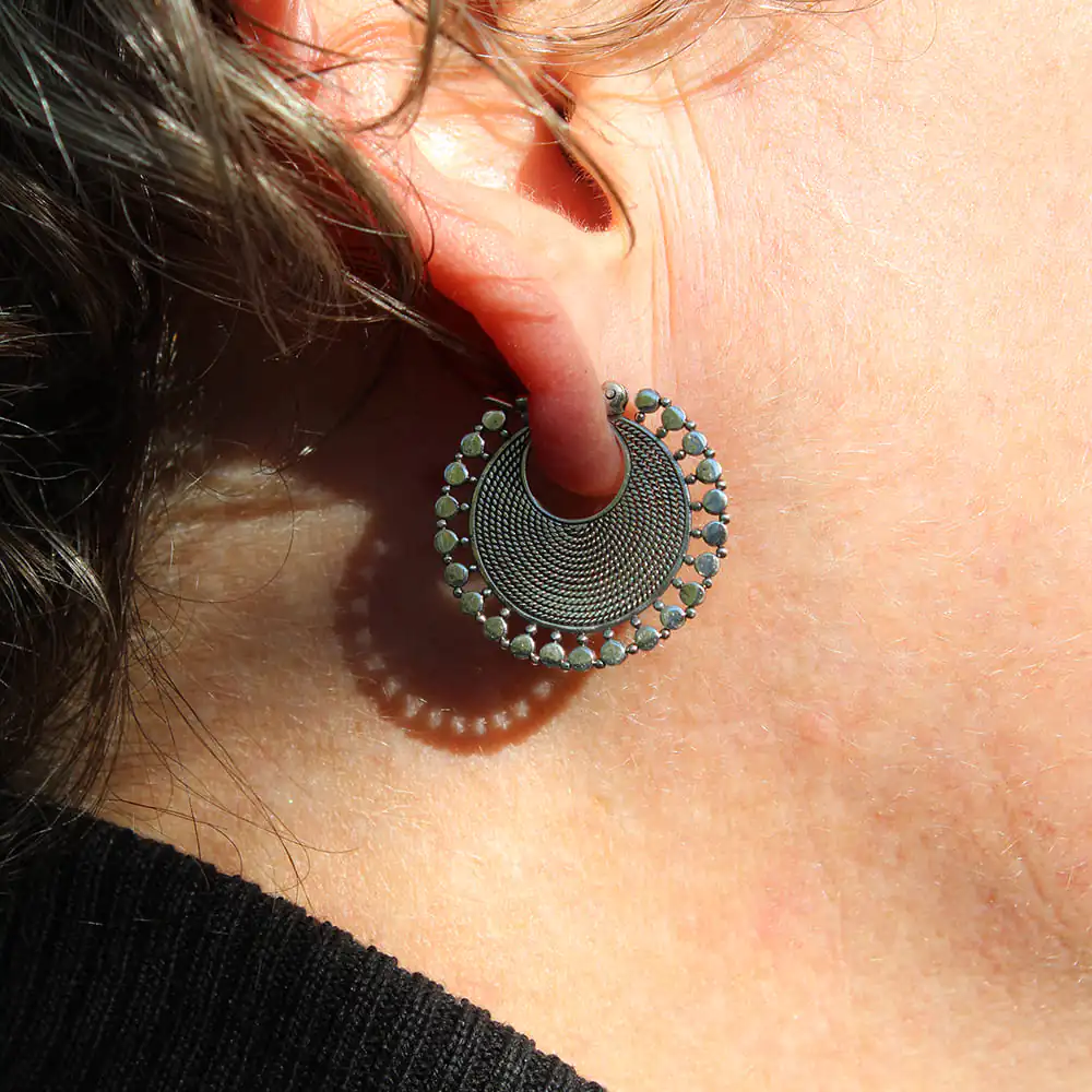 Annie_Mundie_ silver_hoops_2.7cm(L)