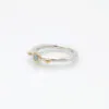 Fi Mehra – Silver & 9ct Gold Opal Ring