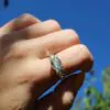 Fi Mehra Oval Aquamarine Ring