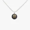 Adele Taylor – Artisan Silver & 18ct Gold Lines Necklace