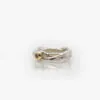 Fi Mehra – 9ct Gold & Silver Grey Diamond Ring
