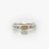 Fi Mehra 9ct Gold Rectangle Ring