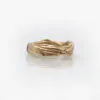 Fi Mehra – Uneven Ribbon & Wire 9ct Gold Ring