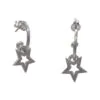 Chambers & Beau – Cosmic Mini Hoop Earrings (Silver)