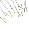 Chambers & Beau –  Initially Yours Necklace Gold with Silver Star (Various Initials Available)