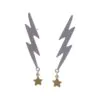 Chambers & Beau – Mega Bolt Stud Earrings (Silver/Gold Plated)