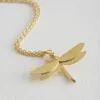 Alex Monroe Dragonfly Necklace (Gold/Silver)