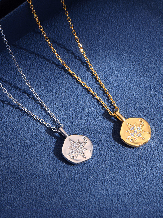 AandT-Jewelry-925-Sterling-Silver-Cubic-Zirconia-Irregular-Minimalist-Necklace (1)