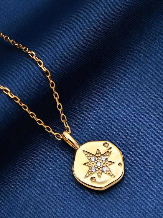 AandT-Jewelry-925-Sterling-Silver-Cubic-Zirconia-Irregular-Minimalist-Necklace (3)