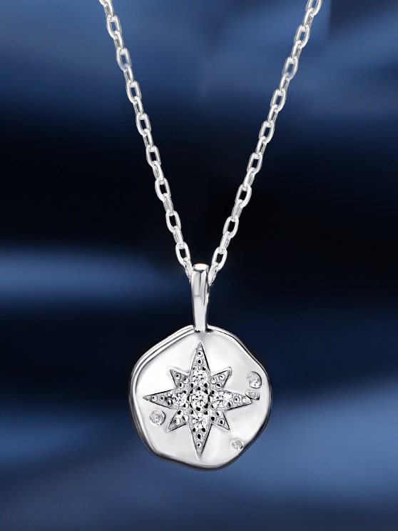 AandT-Jewelry-925-Sterling-Silver-Cubic-Zirconia-Irregular-Minimalist-Necklace (4)