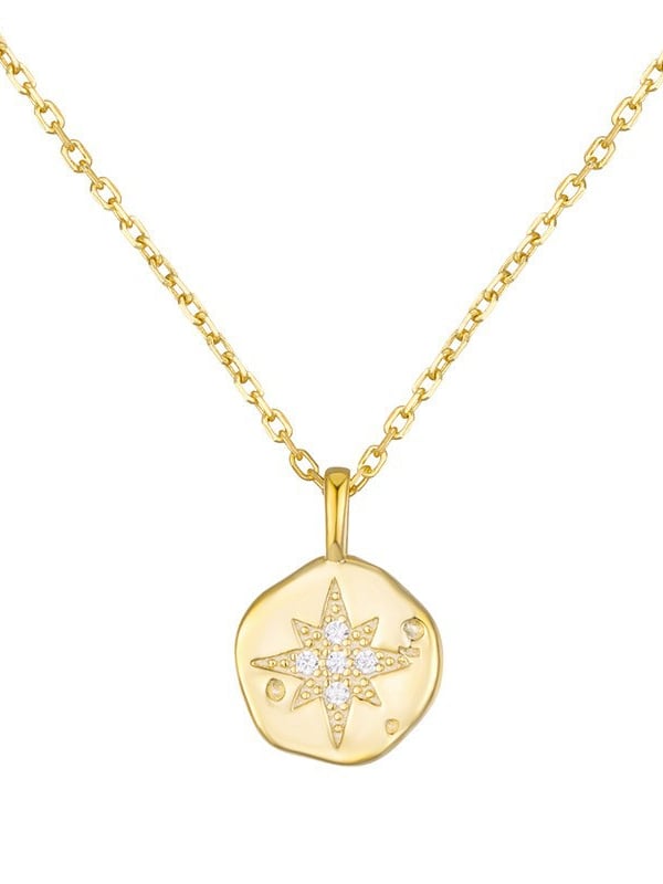 AandT-Jewelry-925-Sterling-Silver-Cubic-Zirconia-Irregular-Minimalist-Necklace