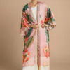 Powder Kimono Gown Crane at Sunrise – Petal
