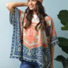 One Hundred Stars Tunic Top Indian Summer Blue