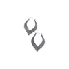 Pointed Ellipse Detailed Earrings