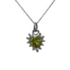 Millie Savage Lime Heart Necklace