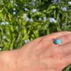 Turquoise & 9ct Gold Ring