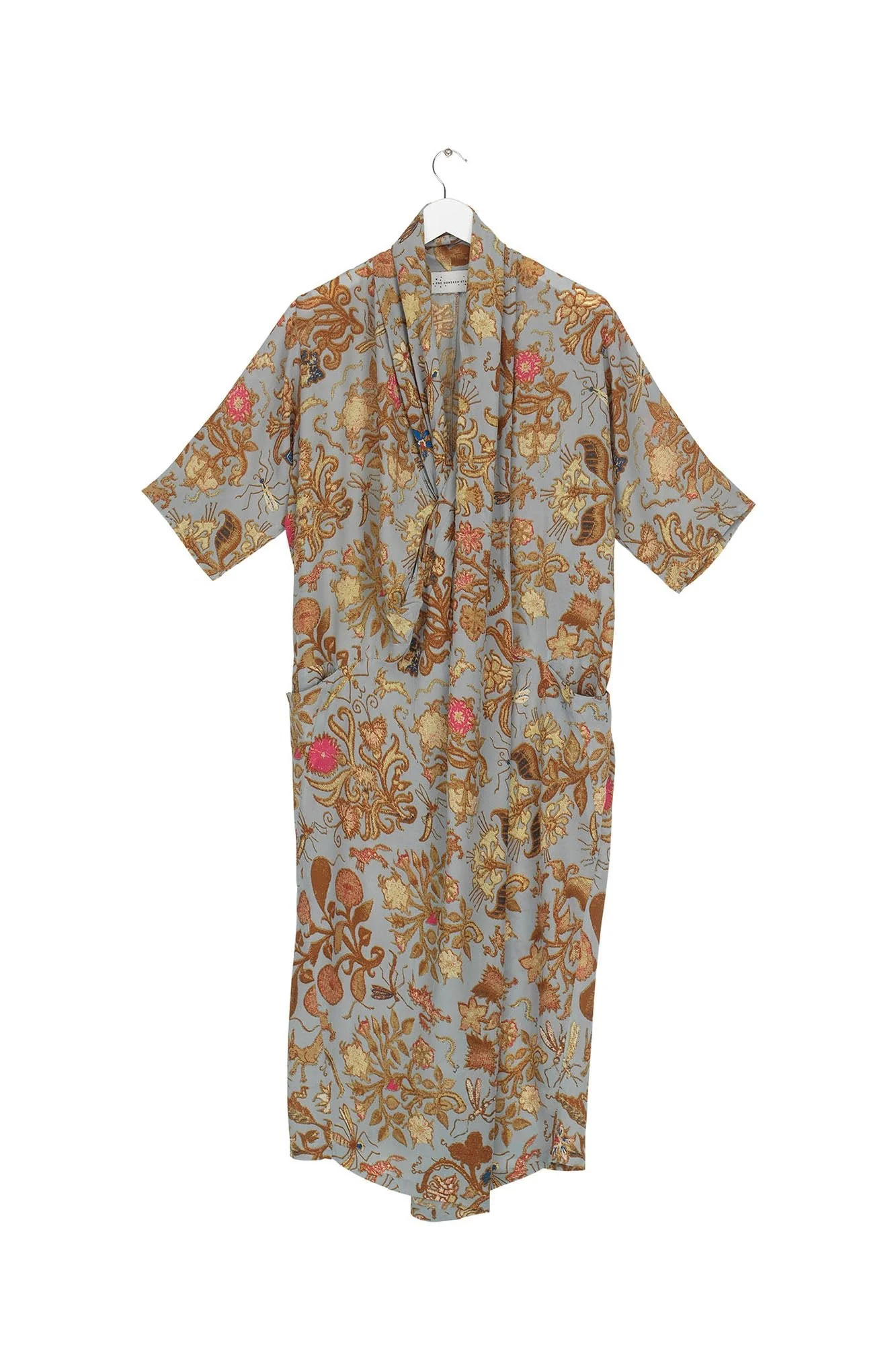 RachelDressTudorRoseGreyFront-813971