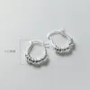 Silver Wrapped Wire Hoops