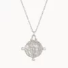 Wild Fawn – Medusa White Sapphire Pendant Necklace