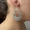 Silver Statement Earrings