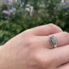 Opal and Dot Ring