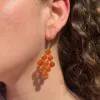 Carnelian Droplets Earrings