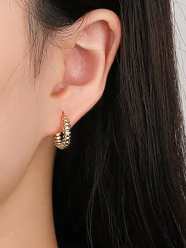 YUANFAN-925-Sterling-Silver-Geometric-Vintage-Huggie-Earring (1)