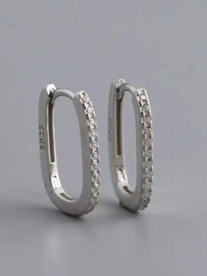 YUEFAN-925-Sterling-Silver-Cubic-Zirconia-White-Geometric-Dainty-Huggie-Earring (1)