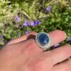Statement Ring With Sapphire In 9ct Gold Setting