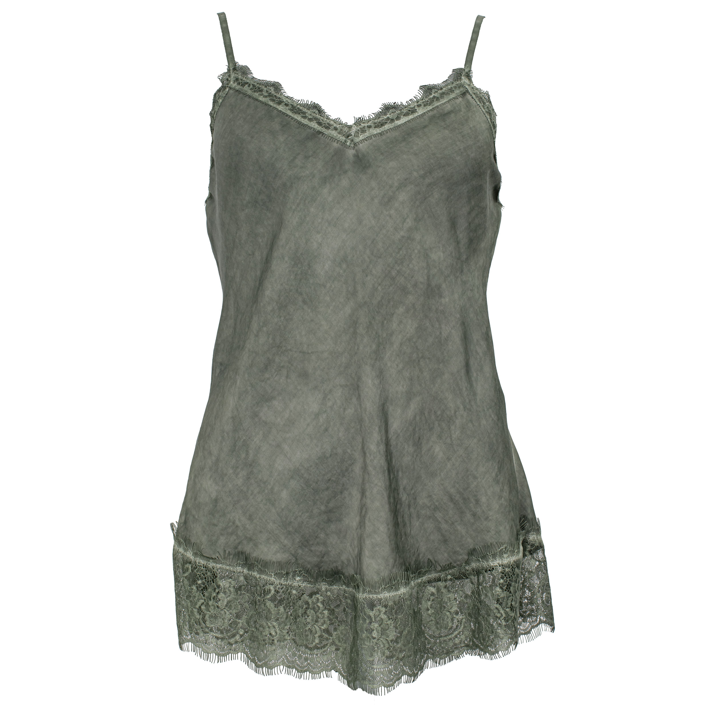 Costa Mani Lace Camisole (200) Army Green Armed &
