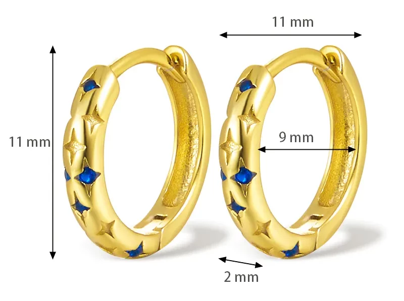 1-Pair-Luxurious-Simple-Style-Round-Plating-Inlay-Sterling-Silver-Zircon-18K-Gold-Plated-White-Gold-Plated-Hoop-Earrings