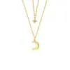 Double Layered Celestial Necklace